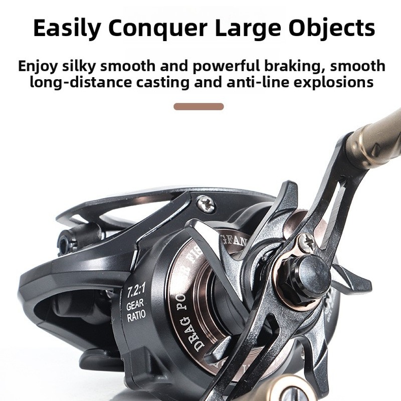รอกตกปลาแบบหยดน้ำพร้อมแกนโลหะ  - Ice Fishing Reel บทวิจารณ์และราคา